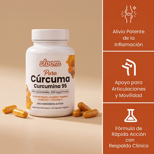 Capsulas De Cúrcuma Pura 1.000MG
