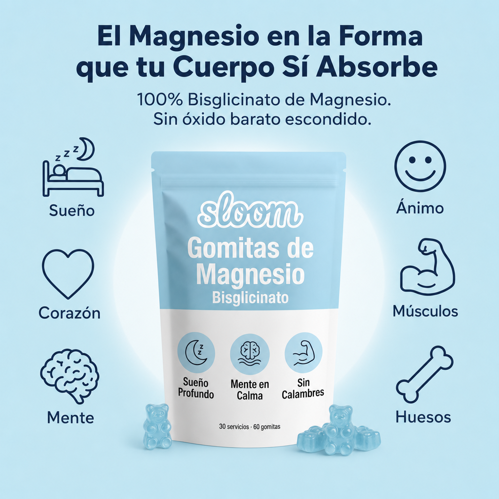 Gomitas De Magnesio Bisglicinato 400MG