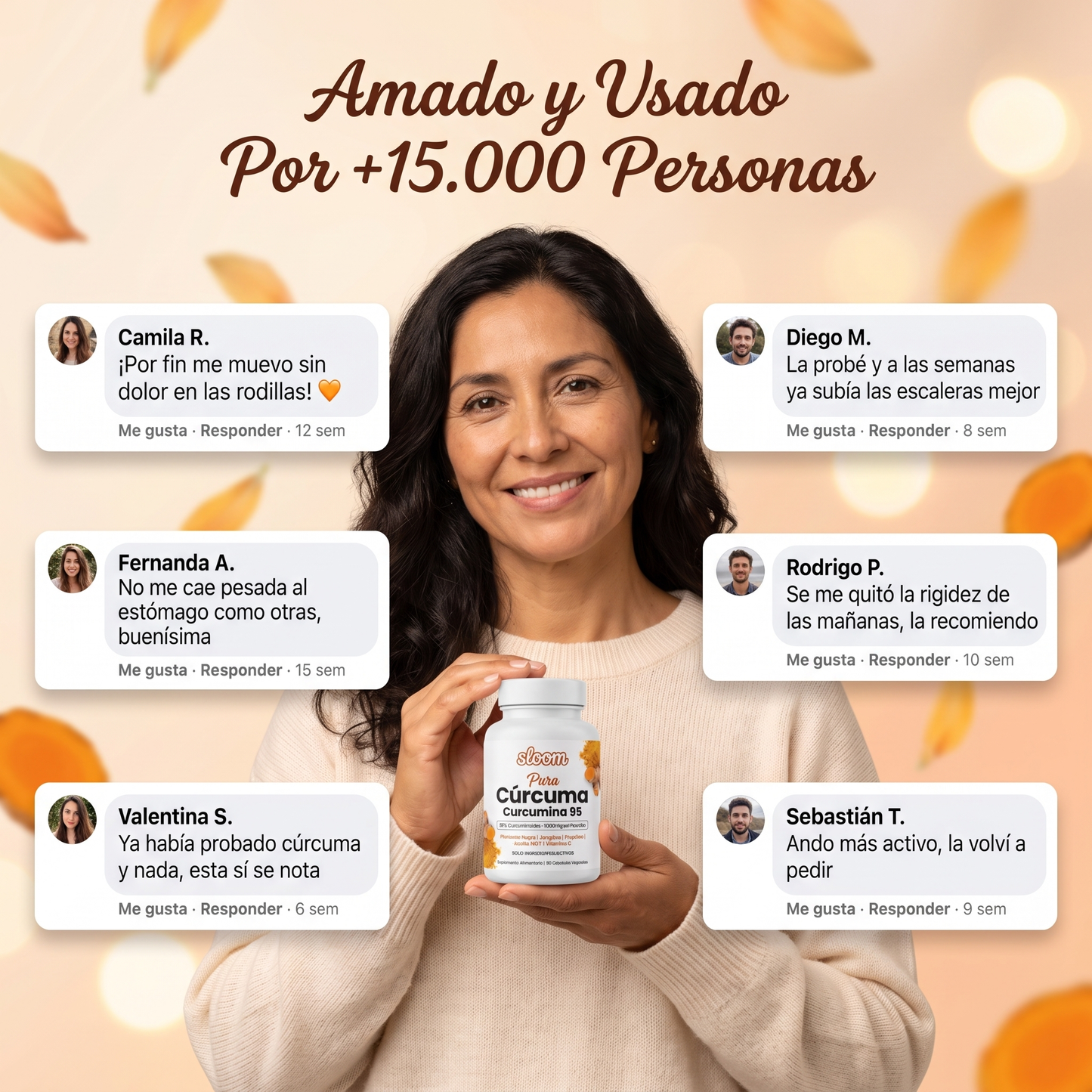 Capsulas De Cúrcuma Pura 1.000MG