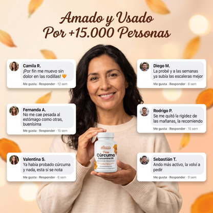 Capsulas De Cúrcuma Pura 1.000MG